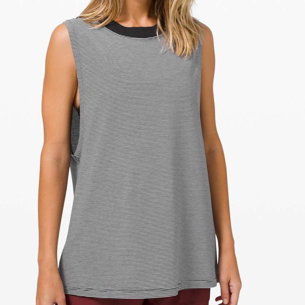 Lululemon all yours tank- tonka stripe